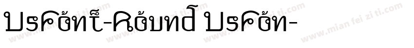U5Font-Round U5Fon字体转换